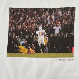 2005 National Championship Vince Young Rose Bowl Shirt  - LG